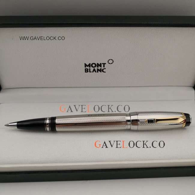 Wholesale Mont Blanc Boheme Pen - Silver Wave Rollerball Pen